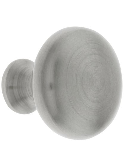 Providence Cabinet Knob - 1 1/4 inch Diameter in Satin Nickel.